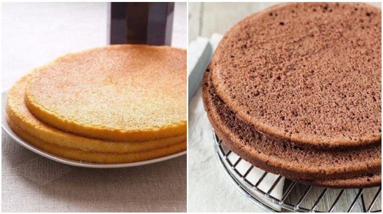 Как делать коржи для торта толстый